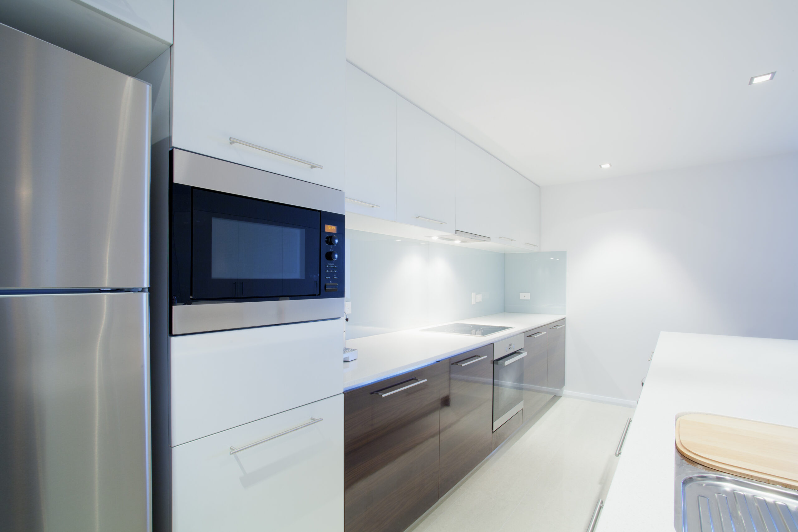 Modern,New,Kitchen,With,Stainless,Steel,Appliances