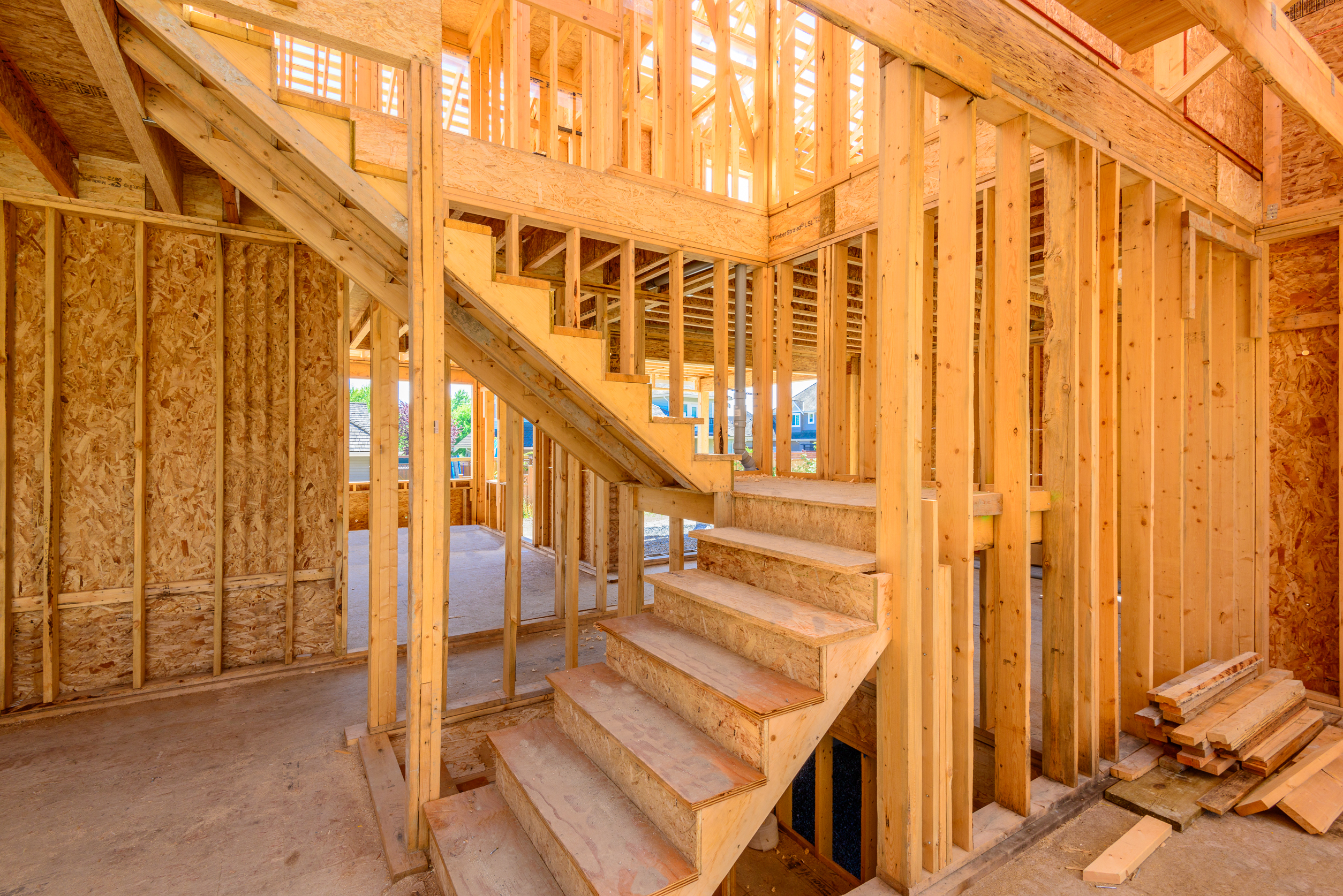 Your,Dream,Home.,New,Residential,Construction,House,Framing