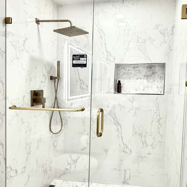Bathroom remodeling in Saratoga detail