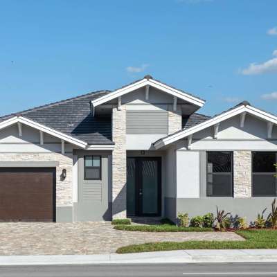 Beautiful Modern new construction home in a residential area in Miami Florida.